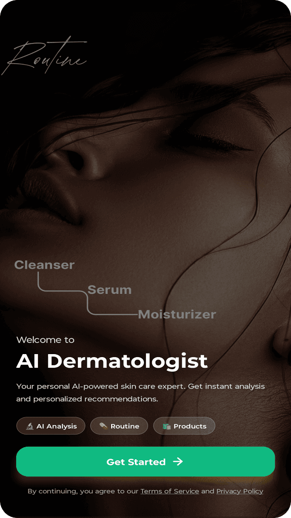 Care+ Welcome and AI Dermatologist Interface